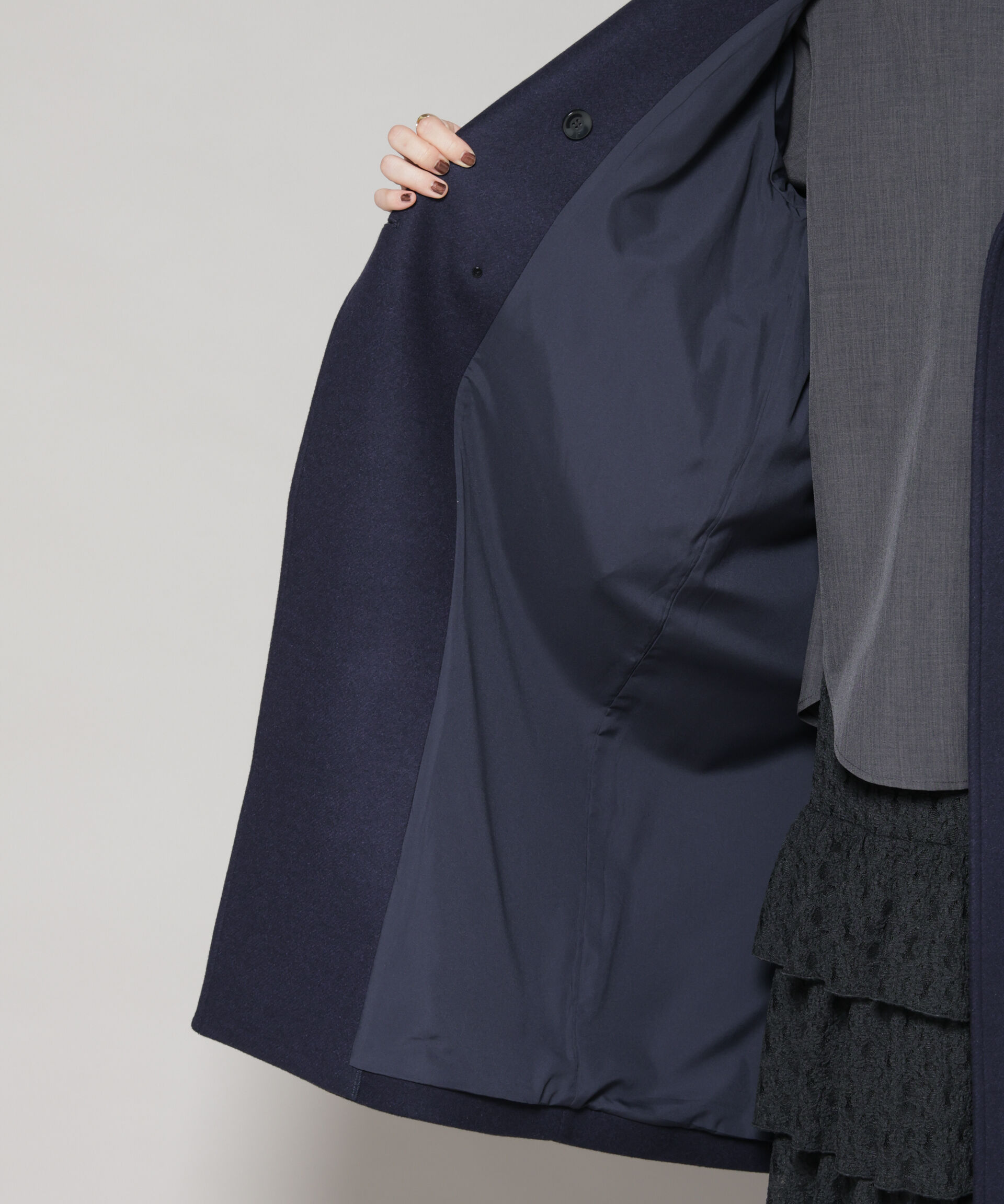 nano･universe「WooLoop コクーンダブルコート」|その他|