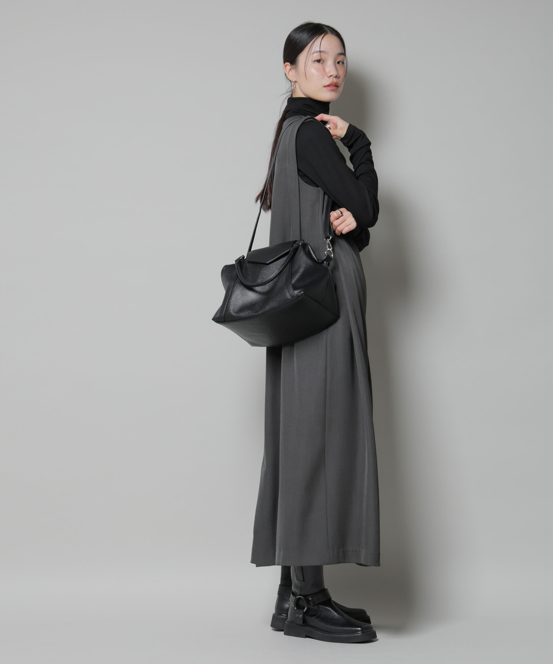 nano･universe「ショルダー付きフラップミニボストン」|ショルダー・メッセンジャー|