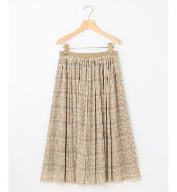 組曲「【WEB限定カラーあり】ツイードチェックチュールプリント スカート」|スカート|