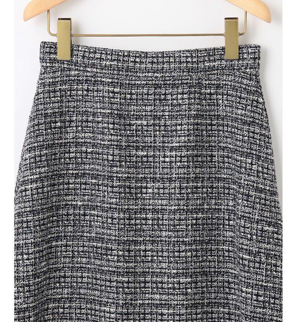 組曲「【KUMIKYOKU NAVY】ラメループモールツイード フレアスカート」|スカート|