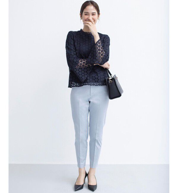 組曲「【WEB限定】フラワーレース 袖フレアトップス」|Tシャツ・カットソー|