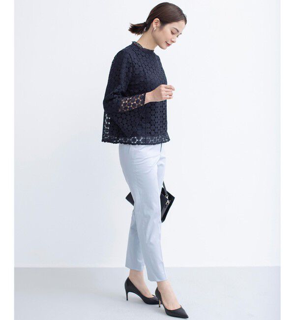 組曲「【WEB限定】フラワーレース 袖フレアトップス」|Tシャツ・カットソー|