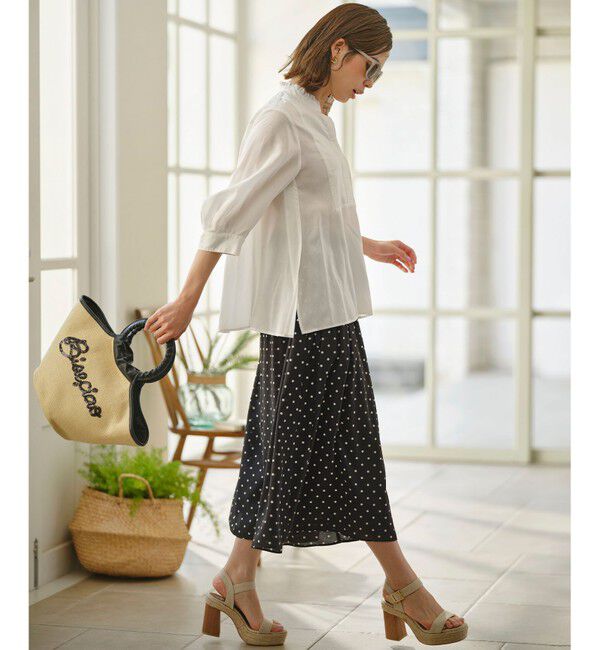 組曲「【WEB限定】ドットプリントデシン フリルパンツ」|その他|