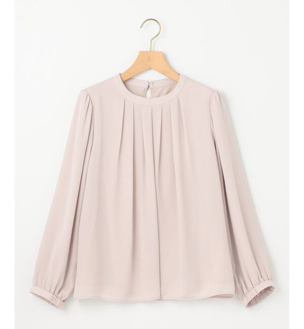 組曲「【WEB限定】ジョーゼットシフォン タックブラウス」|シャツ・ブラウス|