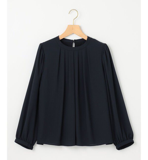組曲「【WEB限定】ジョーゼットシフォン タックブラウス」|シャツ・ブラウス|