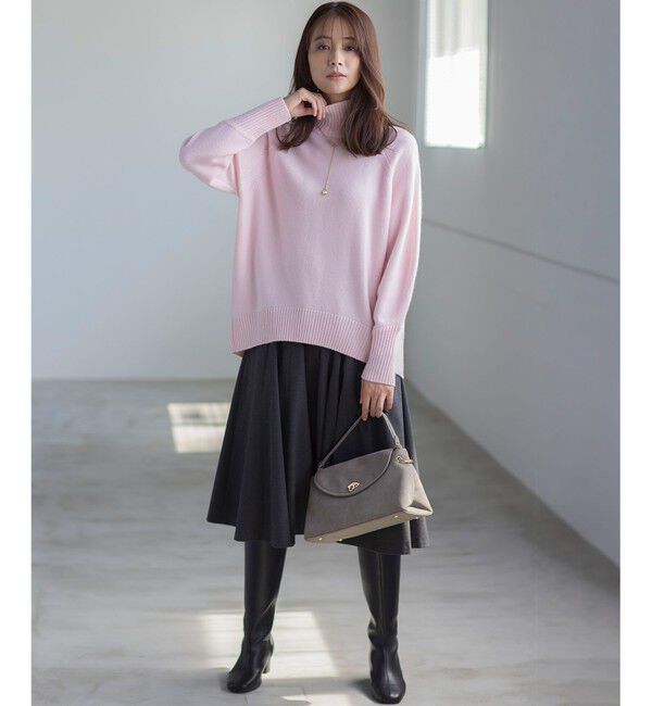 組曲「【WEB限定カラーあり】ウールライクストレッチ フレアスカート」|スカート|