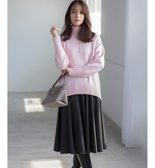 組曲「【WEB限定カラーあり】ウールライクストレッチ フレアスカート」|スカート|