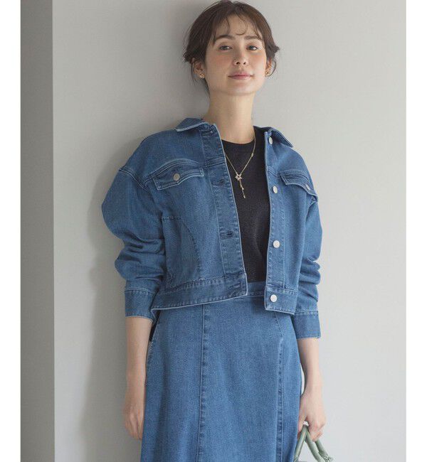 組曲「ライトデニム ジャケット」|デニムジャケット|