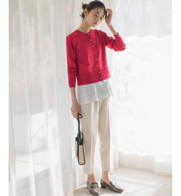 組曲「【ストレッチ・イージーケア】オシャクロス テーパードパンツ」|その他|