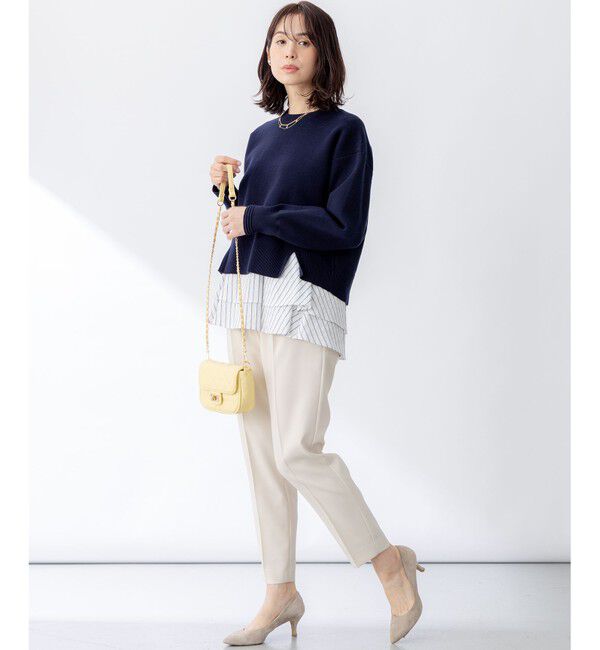 組曲「【ストレッチ・イージーケア】オシャクロス テーパードパンツ」|その他|