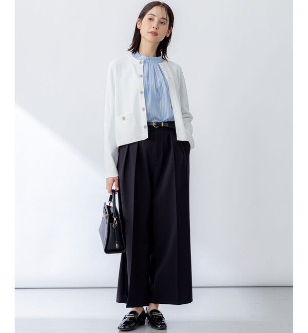 組曲「【WEB限定】ビジューニット ジャケット」|カーディガン|