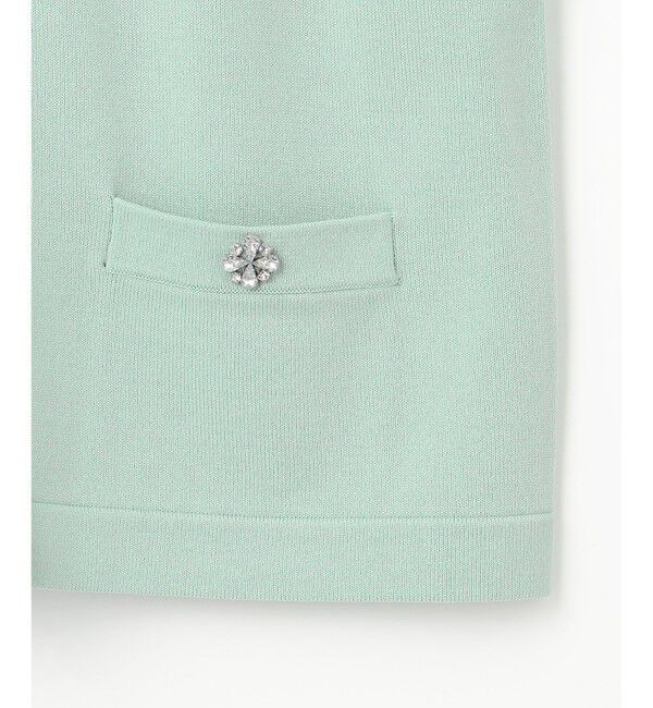 組曲「【WEB限定】ビジューニット ジャケット」|カーディガン|