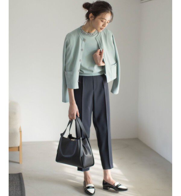 組曲「【WEB限定】ビジューニット ジャケット」|カーディガン|