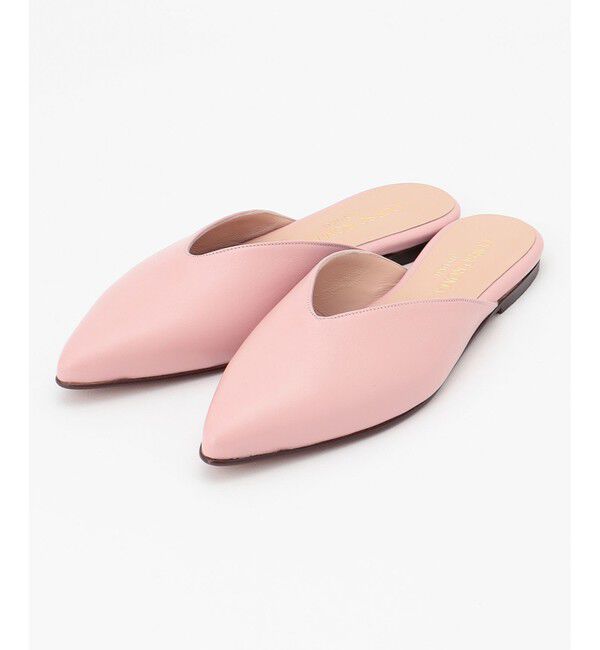 自由区「【CORSO ROMA】フラット ミュール」|ローファー|ピンク系