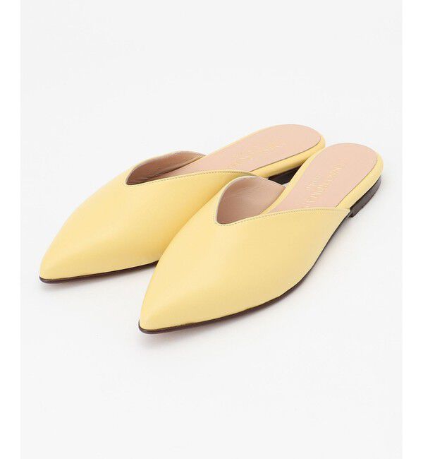 自由区「【CORSO ROMA】フラット ミュール」|ローファー|イエロー系