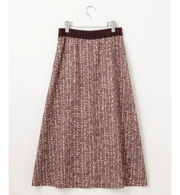 自由区「プリントジャガードストレッチ スカート」|スカート|