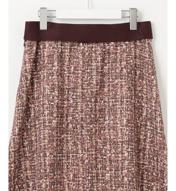 自由区「プリントジャガードストレッチ スカート」|スカート|