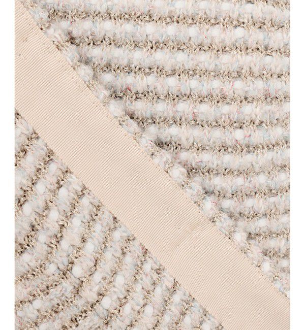 自由区「ツイード調ニット ジレ」|ベスト・ジレ|