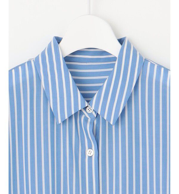 自由区「【接触冷感・UVケア・抗菌防臭・洗える】リヨセルポプリン ブラウス」|シャツ・ブラウス|