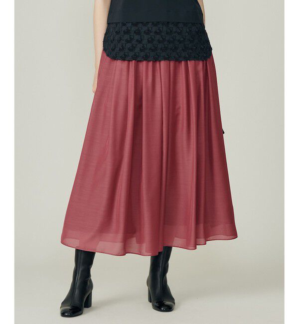 自由区「シアー スカート」|スカート|ローズ