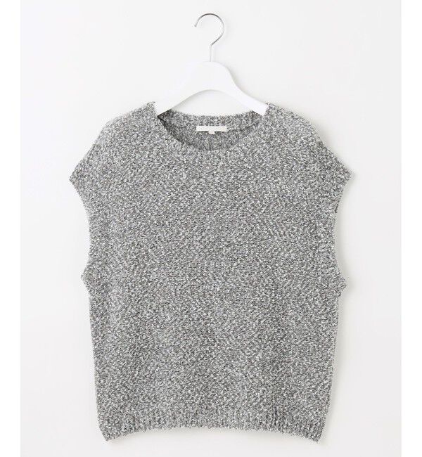 自由区「【カタログ掲載】ラメファンシーツイードニット ベスト」|ベスト・ジレ|