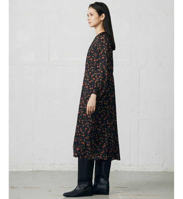 自由区「マルチポルカドットプリント ワンピース」|ワンピース|