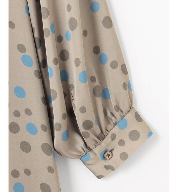 自由区「マルチポルカドットプリント ワンピース」|ワンピース|