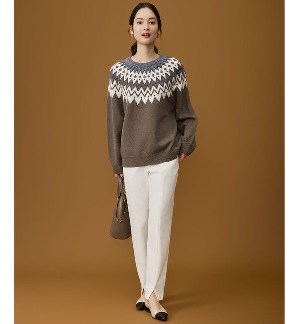 自由区「【SHIHOさん着用】ジョーゼットニット パンツ」|その他|