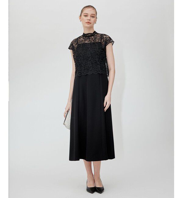 23区「【APPLAUDIR】レースコンビ ドレス」|ドレス|