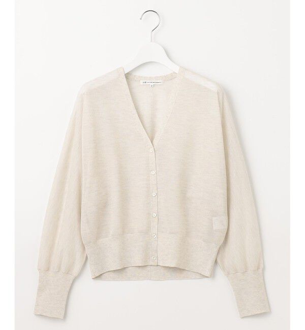 23区「【新色追加】シャイニーシアー ニット カーディガン」|カーディガン|