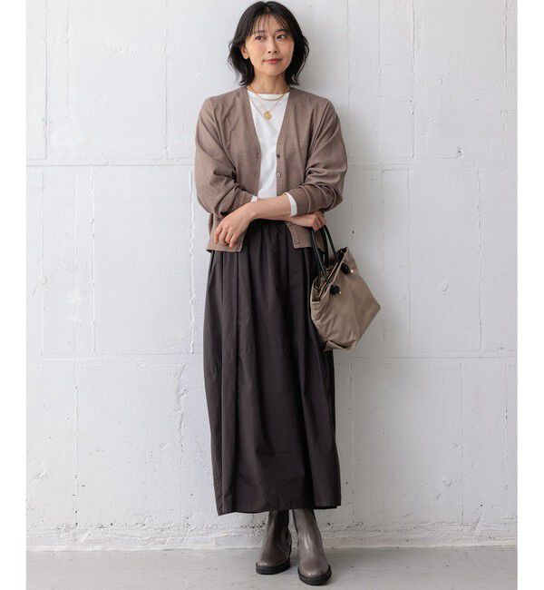 23区「【洗える】ナイロンコットンポプリン スカート」|スカート|