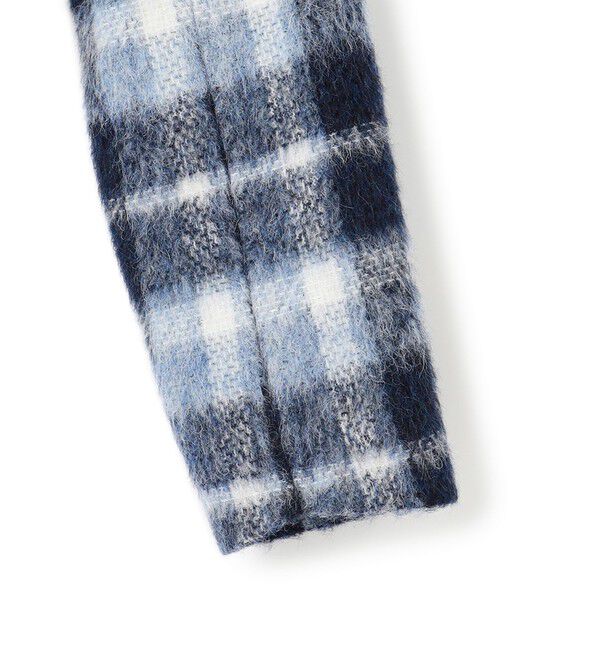 23区「【一部店舗限定】アルパカシャギーチェック コート」|ピーコート|