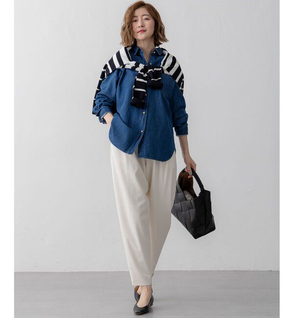 23区「イントレチャート ワンハンドル バッグ」|トートバッグ|