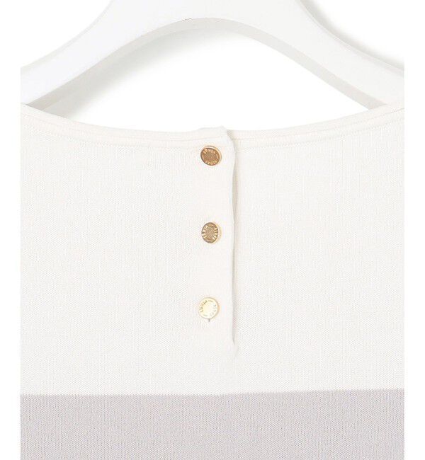 23区「【洗える】コットンポリエステルストレッチ オーバーサイズ ニット」|ニット・セーター|