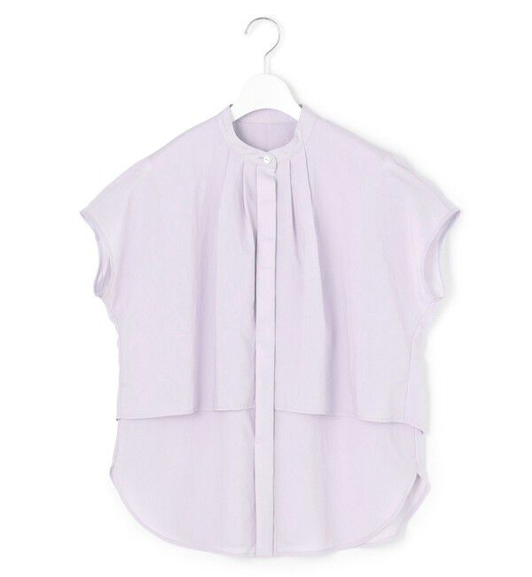 23区「【撥水加工/洗える】シアーナイロンツイル レイヤード ブラウス」|シャツ・ブラウス|