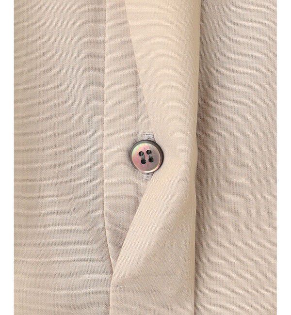 23区「【洗える】ライトシアーマットクロス ミリタリーディティール シャツ」|シャツ・ブラウス|