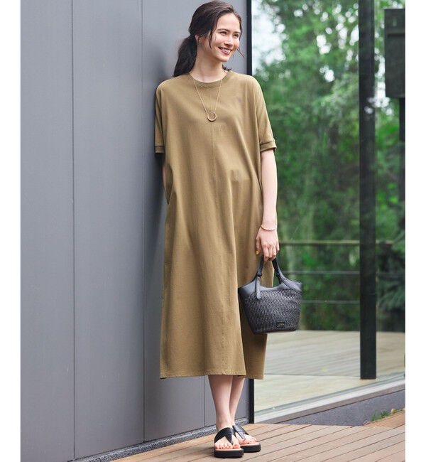 23区「【SLOW/一部店舗限定】MVSコットン T ワンピース」|ワンピース|