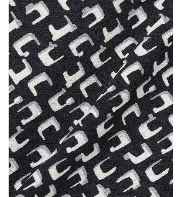 23区「【洗える】モダンジオメトリックプリント ワンピース」|ワンピース|