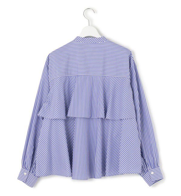 23区「【洗える】CANCLINI ティアードフリル ブラウス」|シャツ・ブラウス|