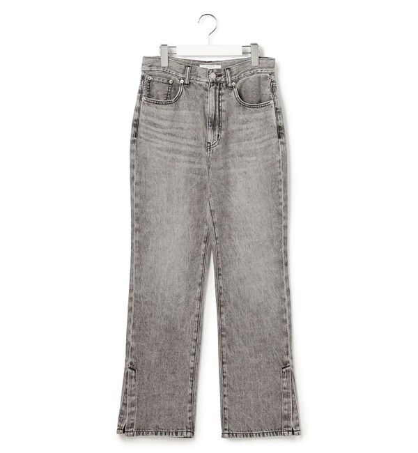 23区「【SLOW/一部店舗限定】スリット ストレート デニム」|デニム|