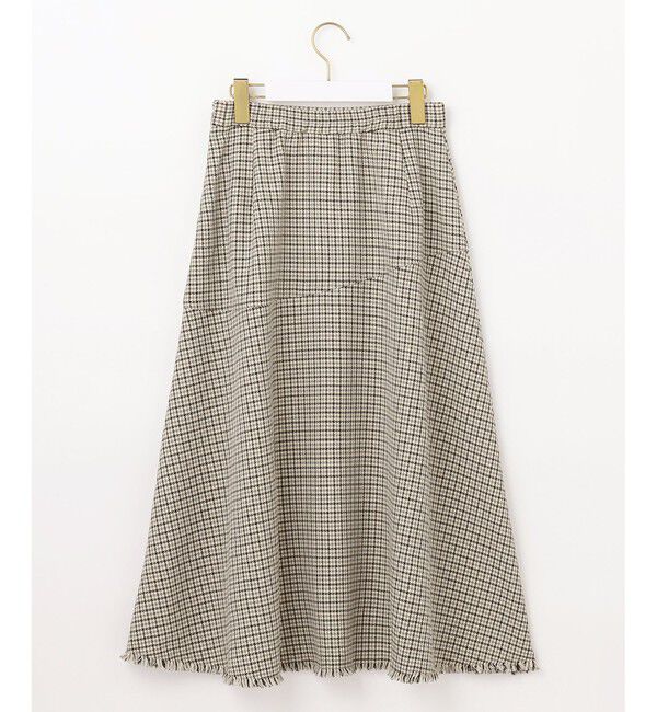 any SiS「【大人百花・美人百花掲載】ガンクラブフリンジ スカート」|スカート|