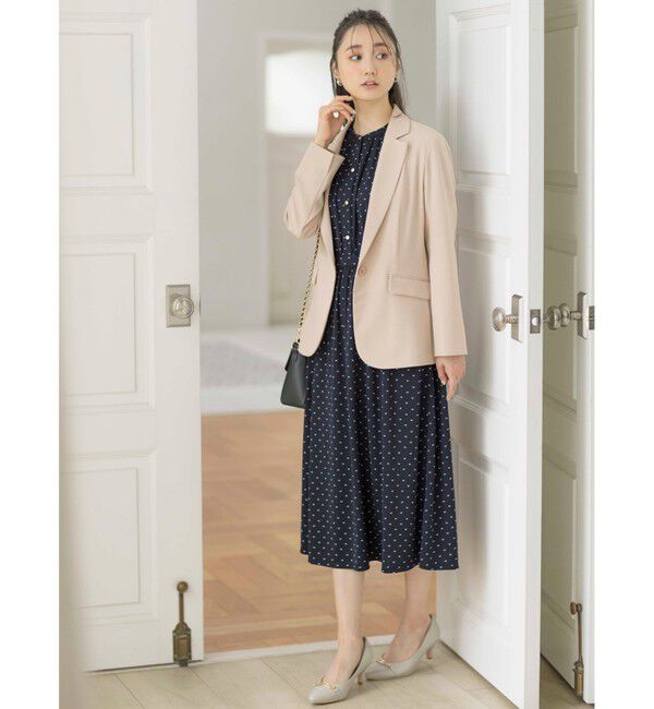 any SiS「【接触冷感・吸水速乾・UVケア】エアリードレープスムース ワンピース」|ワンピース|