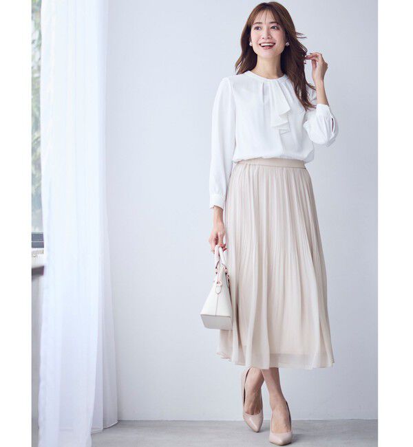 ANY SIS「【洗える】ボウタイ ブラウス」|シャツ・ブラウス|