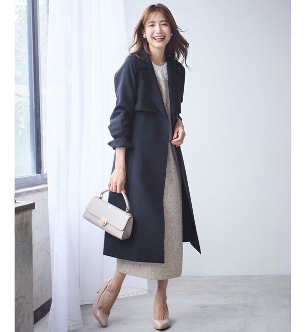 any SiS「【洗える】ツイードコンビ ワンピース」|ワンピース|