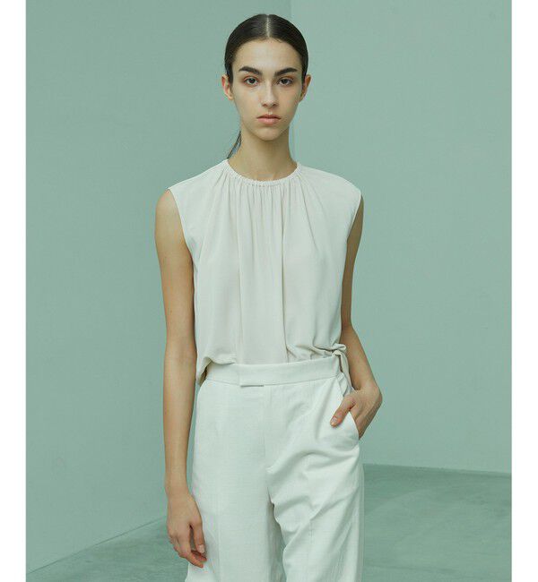 BEIGE,「MELLE / ノースリーブトップス」|Tシャツ・カットソー|Ecru