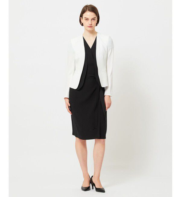 BEIGE,「【WEB＆一部店舗限定】CINDY / ラップドレス」|ワンピース|