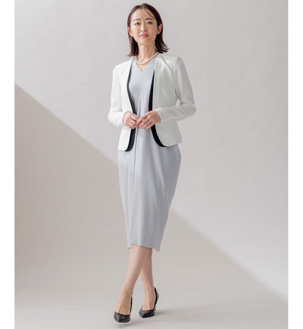 BEIGE,「CINDY / Vネックドレス」|ワンピース|