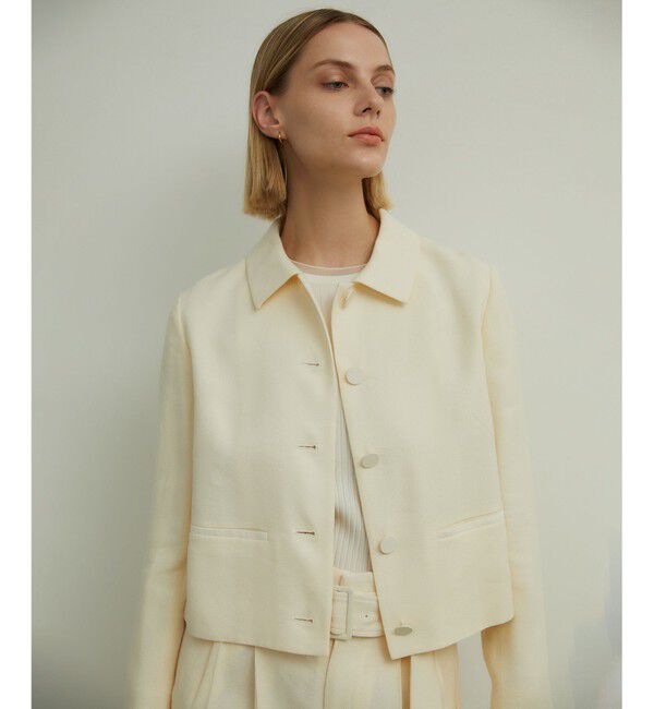 BEIGE,「PAUL / ショートジャケット」|その他|Ecru