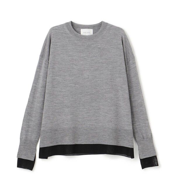 BEIGE,「【洗える】LA MONNAIE / クルーネックニット」|ニット・セーター|