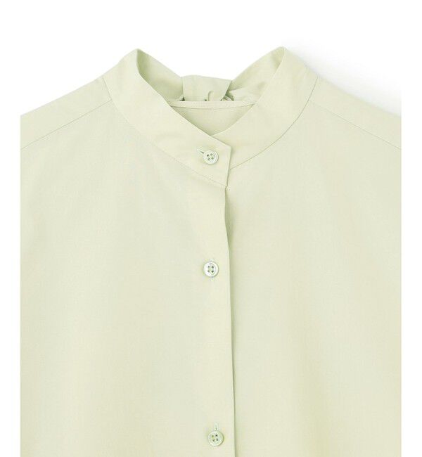 BEIGE,「【洗える】CLOVER / コットンバックボウタイブラウス」|シャツ・ブラウス|